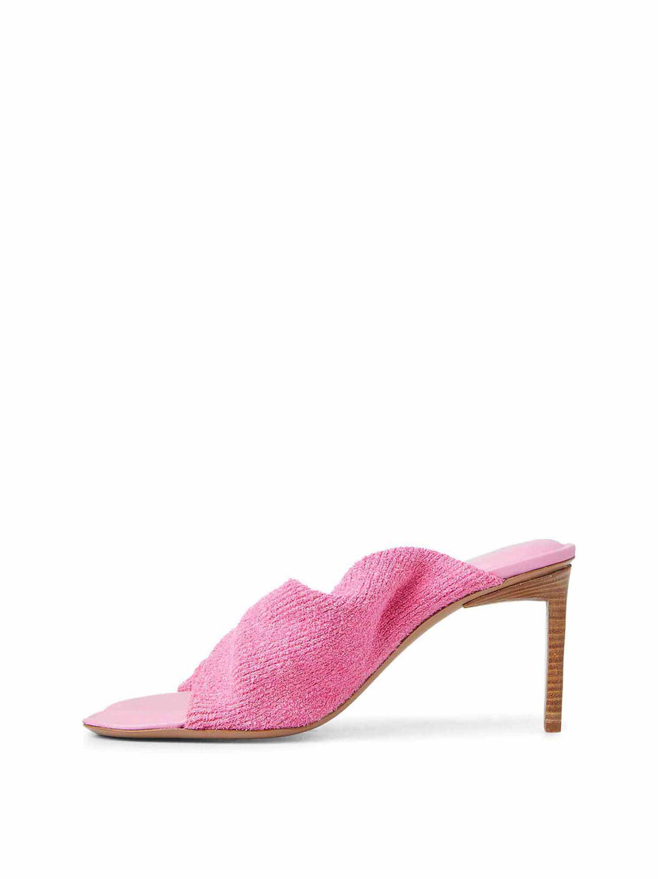 Scarpe con Tacco La Mules Bagnu Rosa