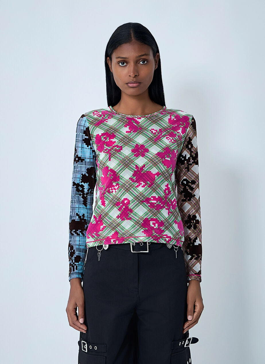 Pixel Bunny Mesh Top