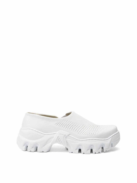Boccaccio II Faux Leather White Sneakers
