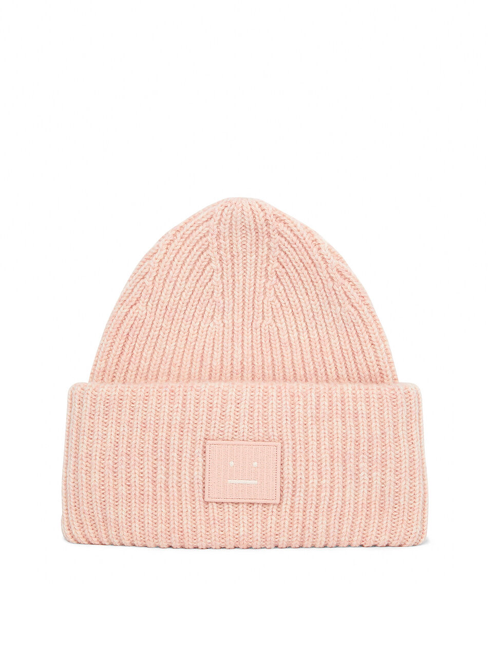 Face Patch Beanie Hat