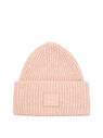 Acne Studios Face Patch Beanie Hat Pink flacn0247045ros