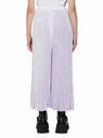 MM6 Maison Margiela Pleated Wide Pants Purple flmmm0247015ppl