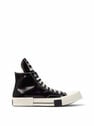 Rick Owens x Converse TURBODRK High Top Black Sneakers  flroc0348001blk