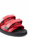 Suicoke Moto-Cab Bandana Red Sandals Red flsui0348006col