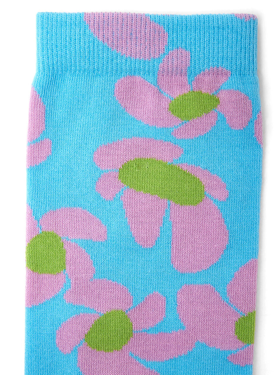Les Chaussettes Floral Print Socks