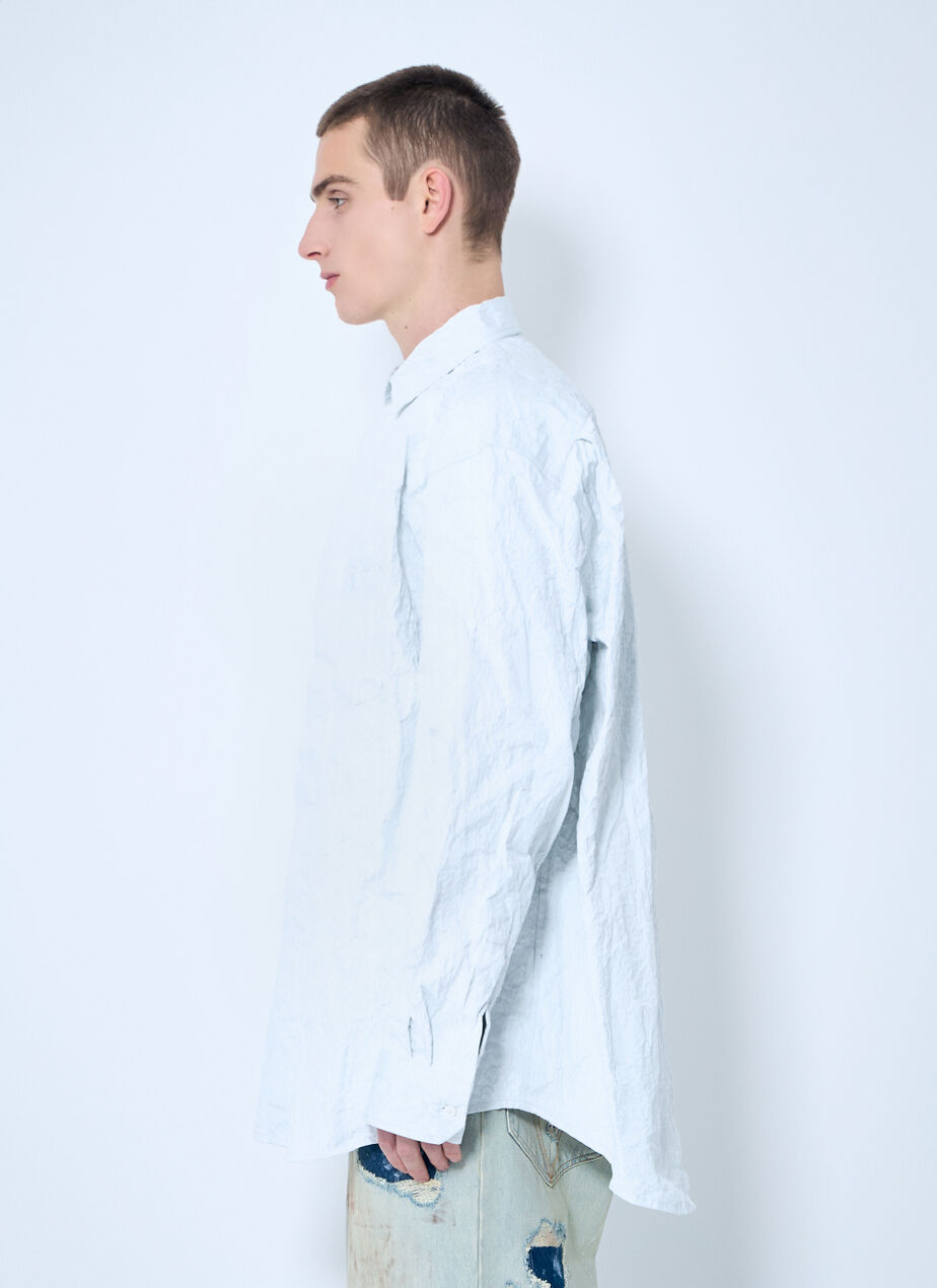 Metalized Wrinkled Shirt