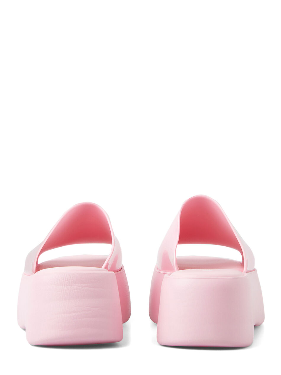 Becky Platform Sandals in Light Pink