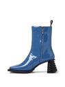 Eytys Gaia Blue Leather Boots  fleyt0249015blu