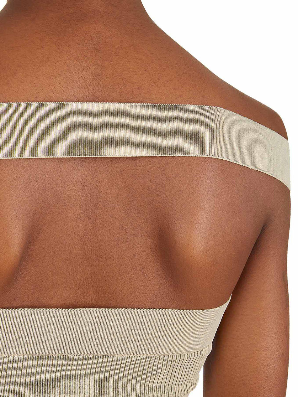 Sleeveless Ribbed Knit Top