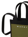 Marni Knit Mini Crossbody Bag Olive flmni0149035oli