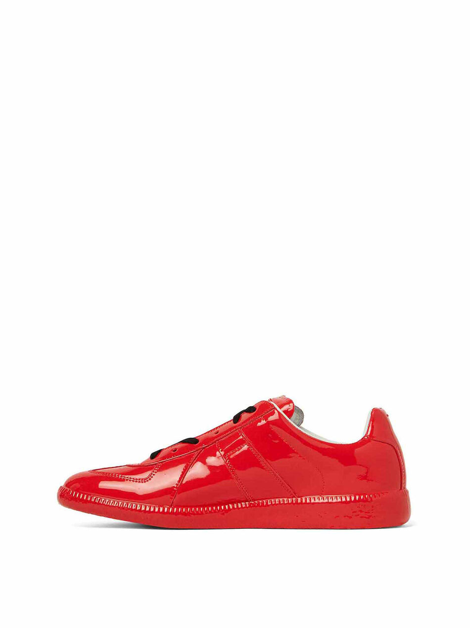 Replica Sneakers in Red Patent Leather