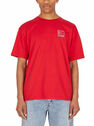 Rassvet T-Shirt Rossa con Stampa Logo PACCBET Rosso flrsv0148042col