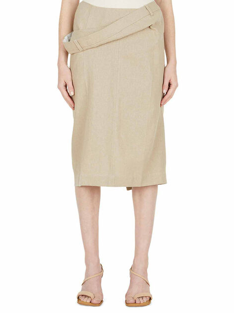 La Jupe Vela Beige Skirt