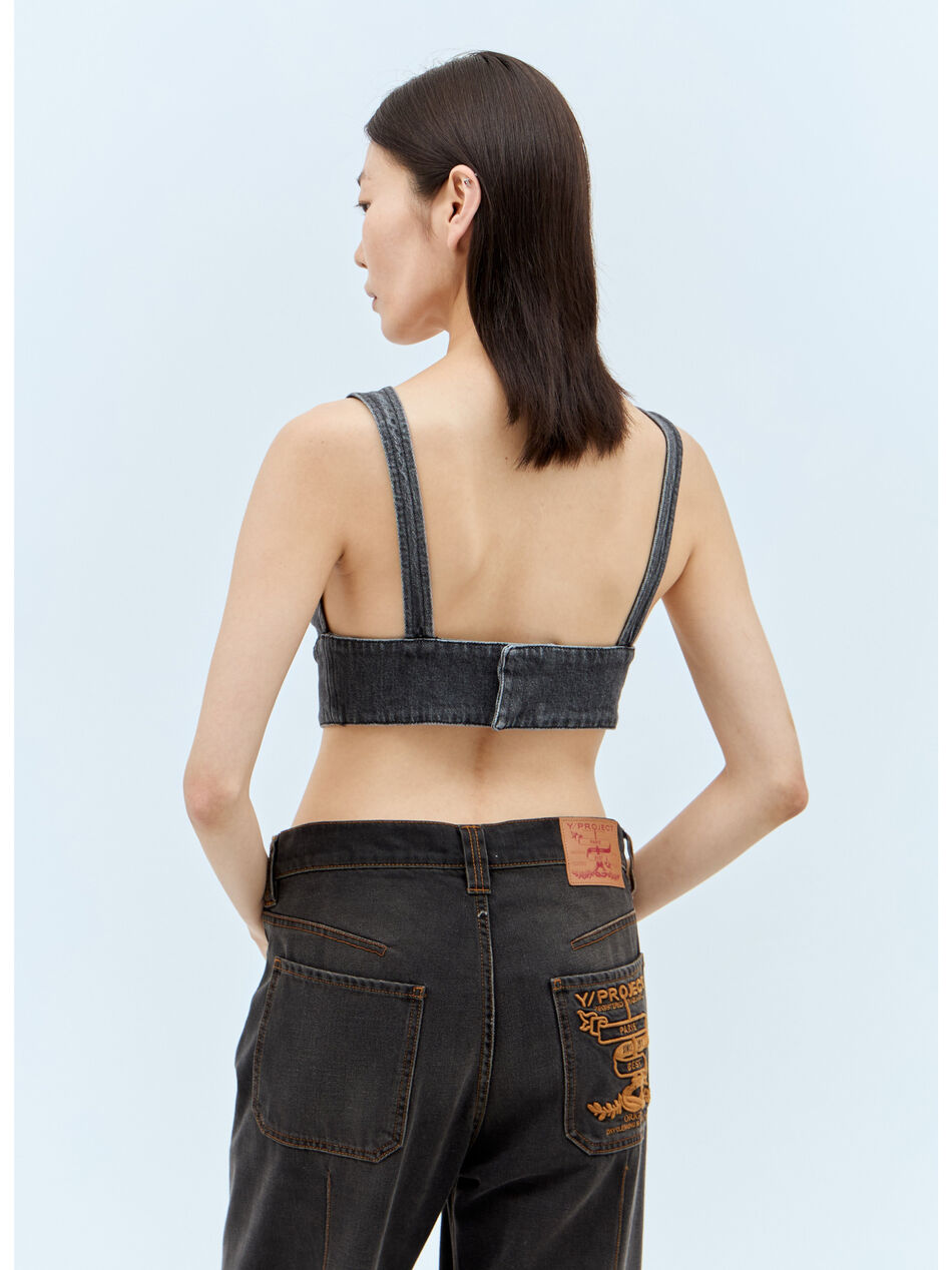 De-Ellys-S Denim Crop Top