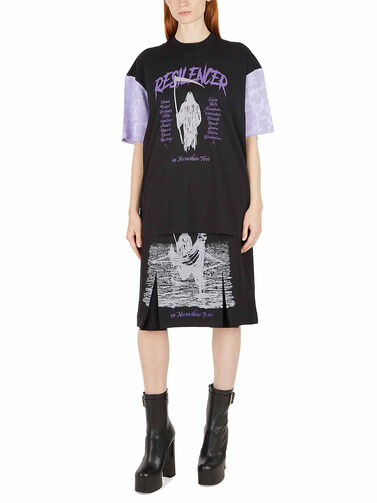 Raf Simons Resilencer Print Pleated Skirt | THE FLAMEL®