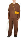 Acne Studios Face Patch Track Pants in Brown Brown flacn0149038brn