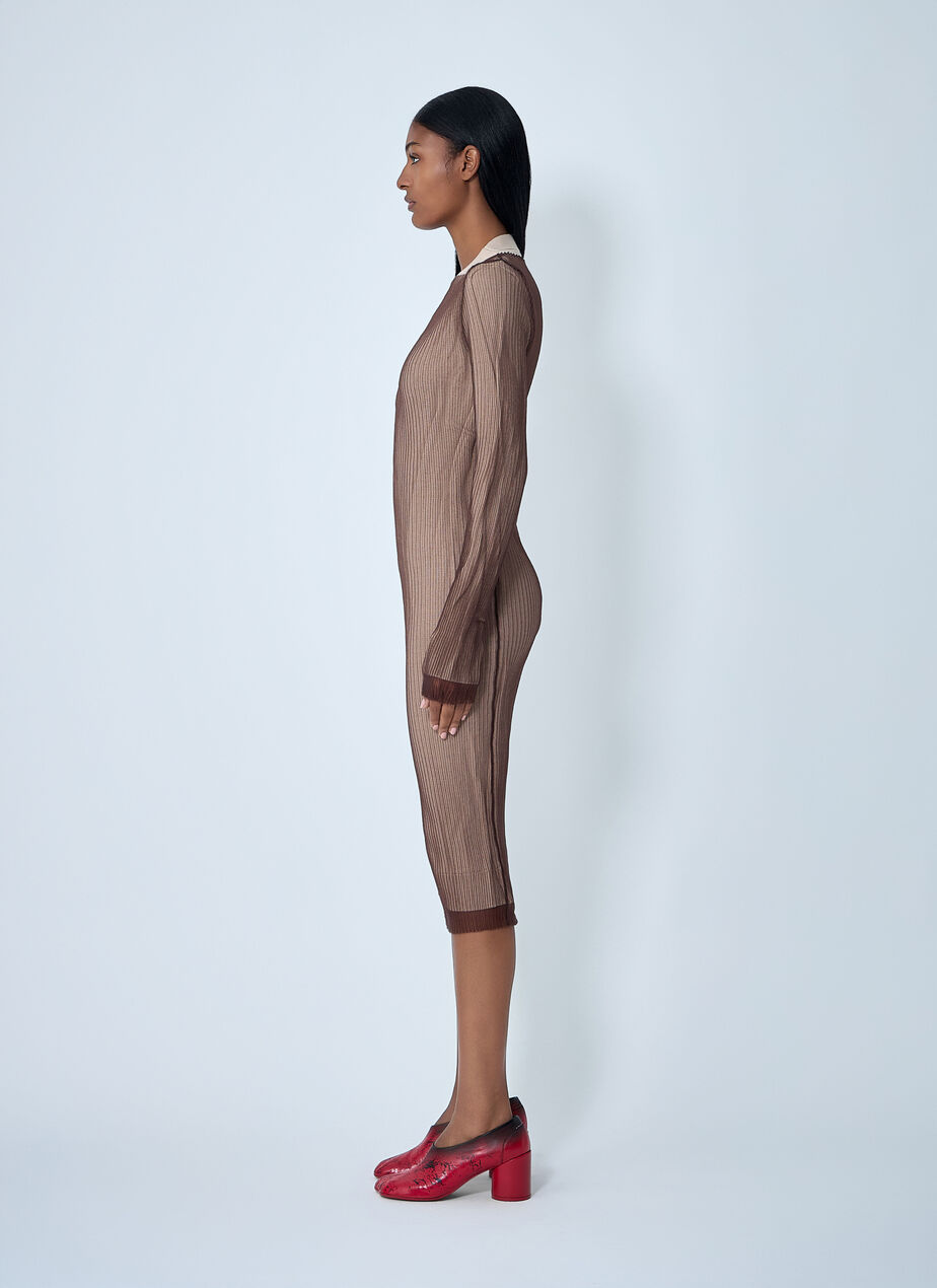 Layered Cardigan Dress