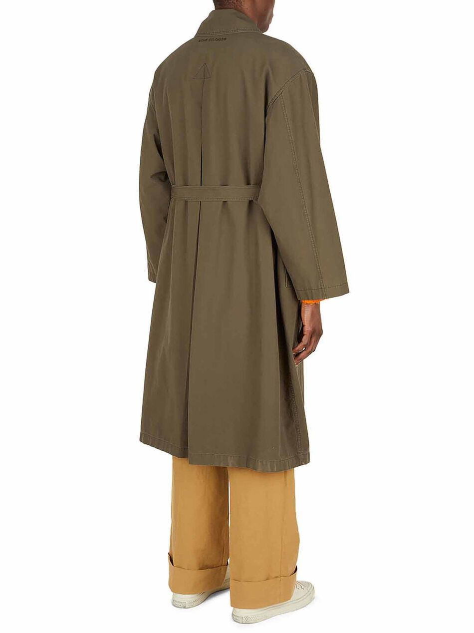 Relaxed Fit Green Coat