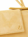 Jacquemus Pichoto Handbag in Suede Leather Beige fljac0248076bei