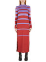 Paco Rabanne Metallic Stripe Long Dress  flpac0251001col