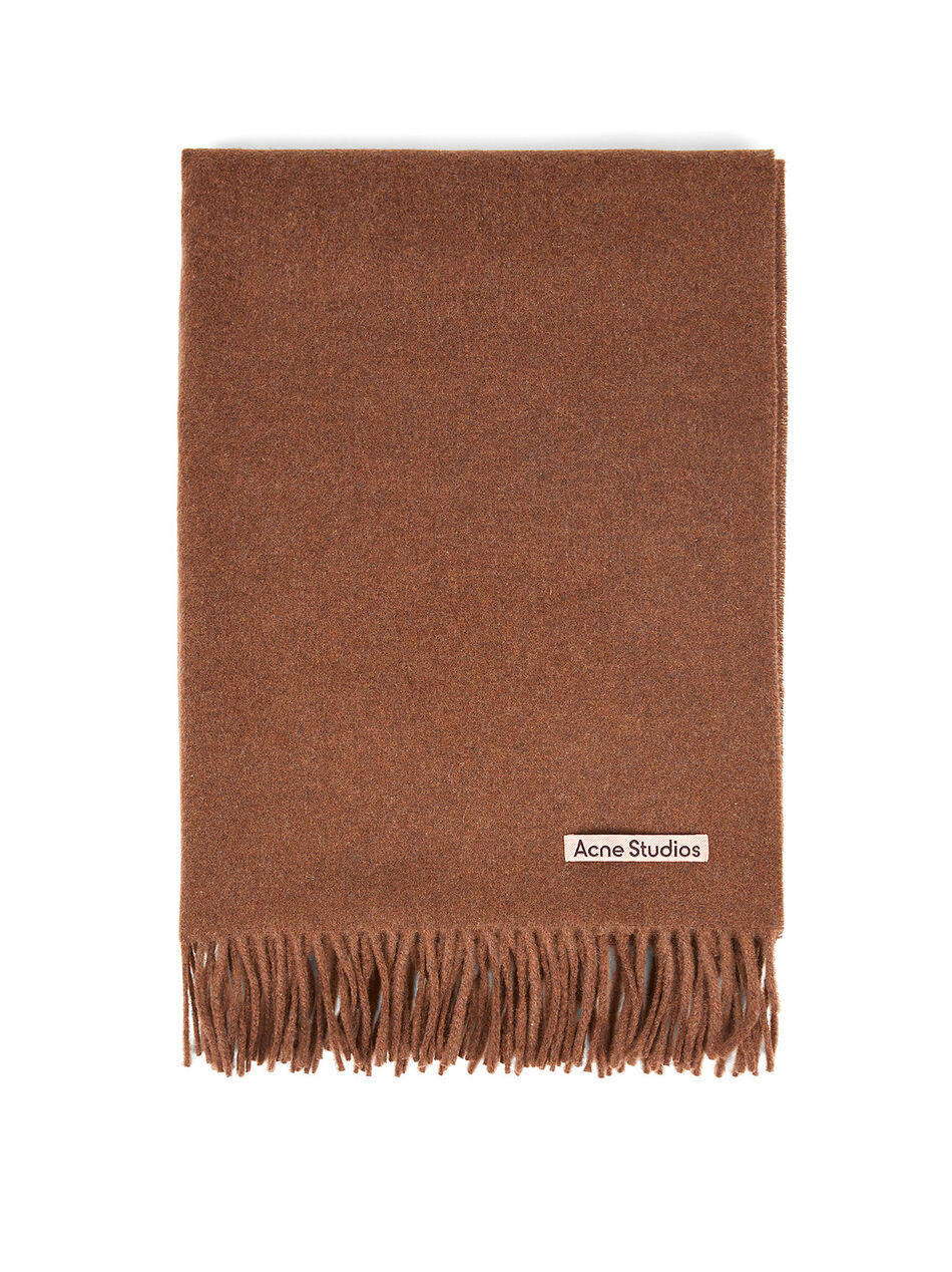 Fringe Scarf in Brown