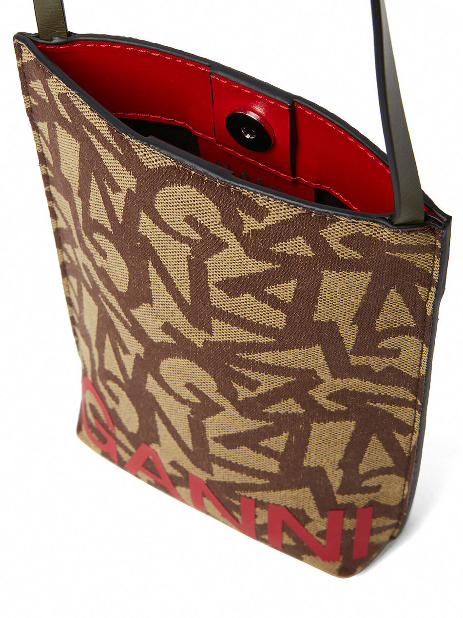 Banner Jacquard Small Shoulder Bag