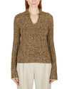 Acne Studios Polo Collar Sweater in Brown Brown flacn0250022brn
