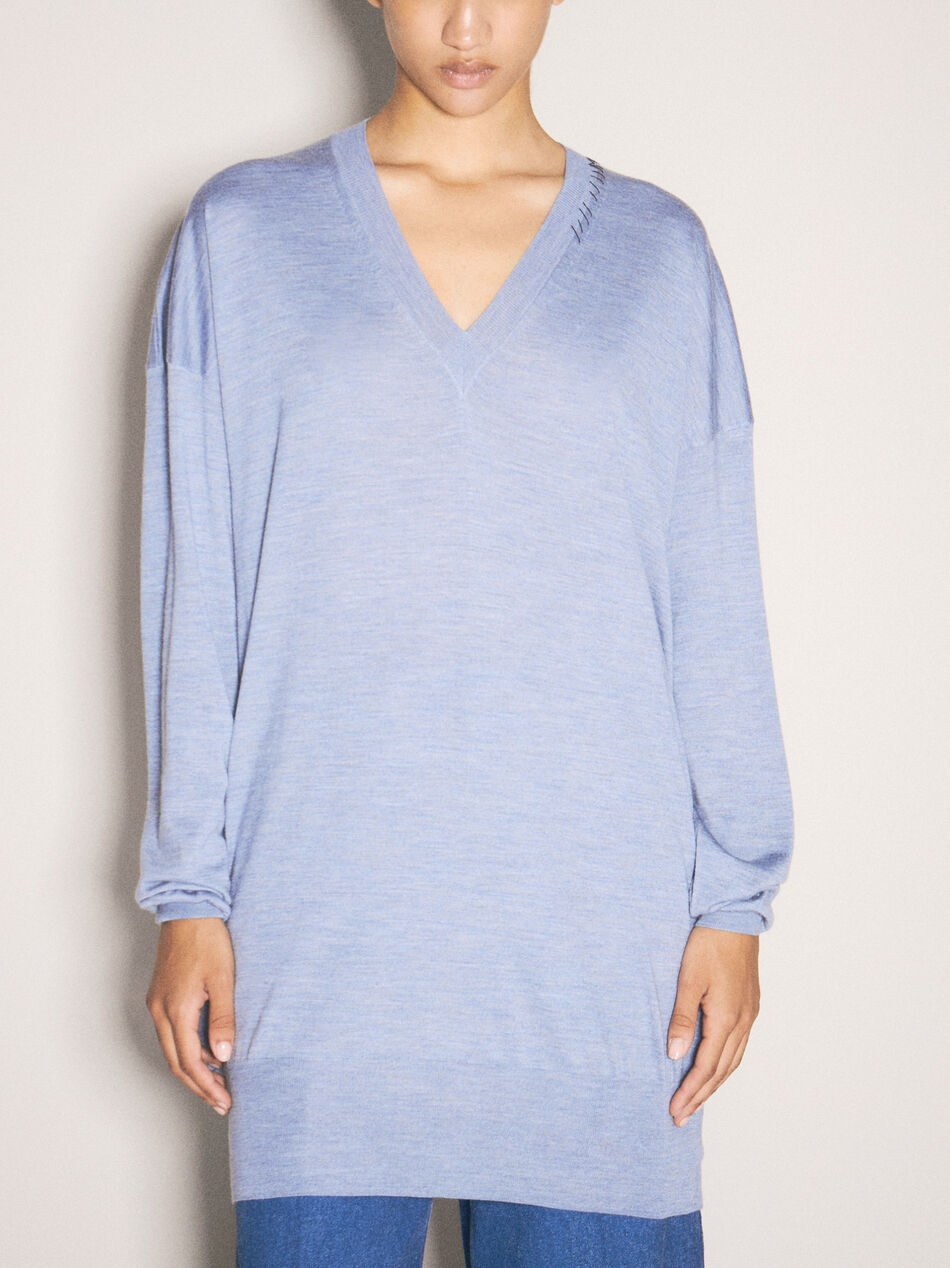 Wool And Silk Sweater