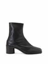 Maison Margiela Tabi Leather Boots Black flmla0141025blk