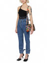 Rokh Jeans con Vita a Contrasto Blu flrok0247008blu