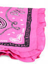 GANNI Pink Bandana with Ganni Logo Pink flgan0249052pin