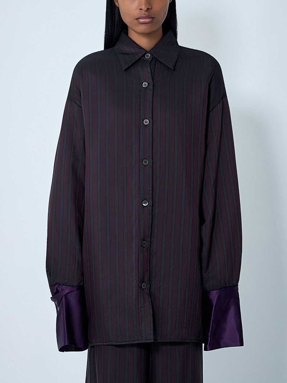 Striped Button-Down Shirt