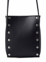 Jil Sander Tangle Small Rivets Black Leather Bag Black fljil0147026blk