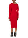 Blumarine Corsage Dress Red flblm0249001col