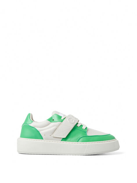 Sporty Cupsole Sneakers in White