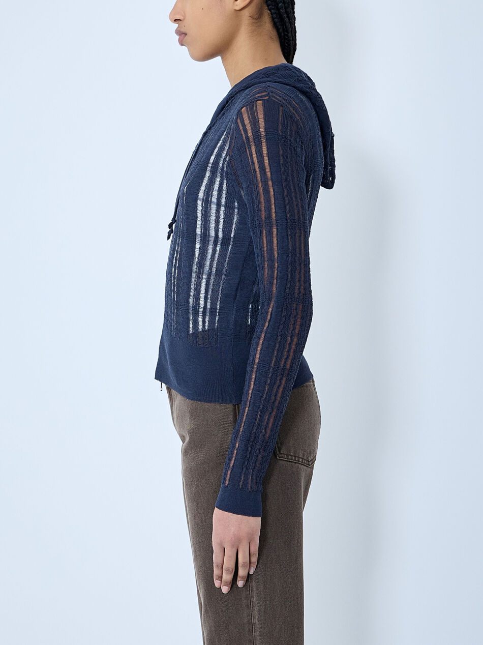 Compact Hooded Cardigan