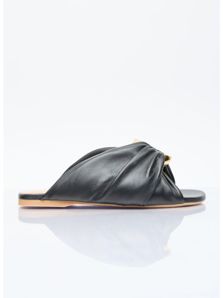 Corner Leather Flats