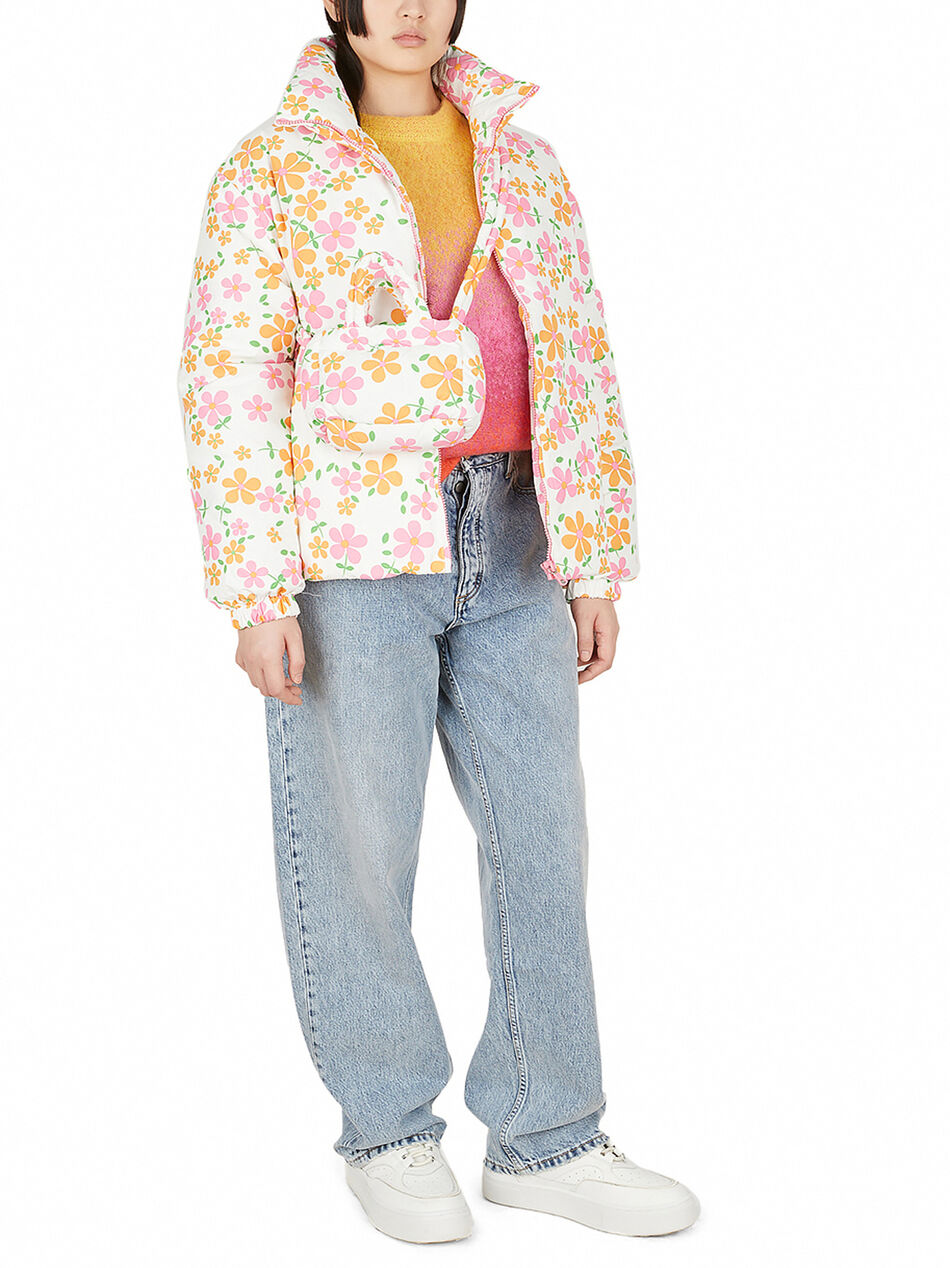 Piumino Imbottito Floreale