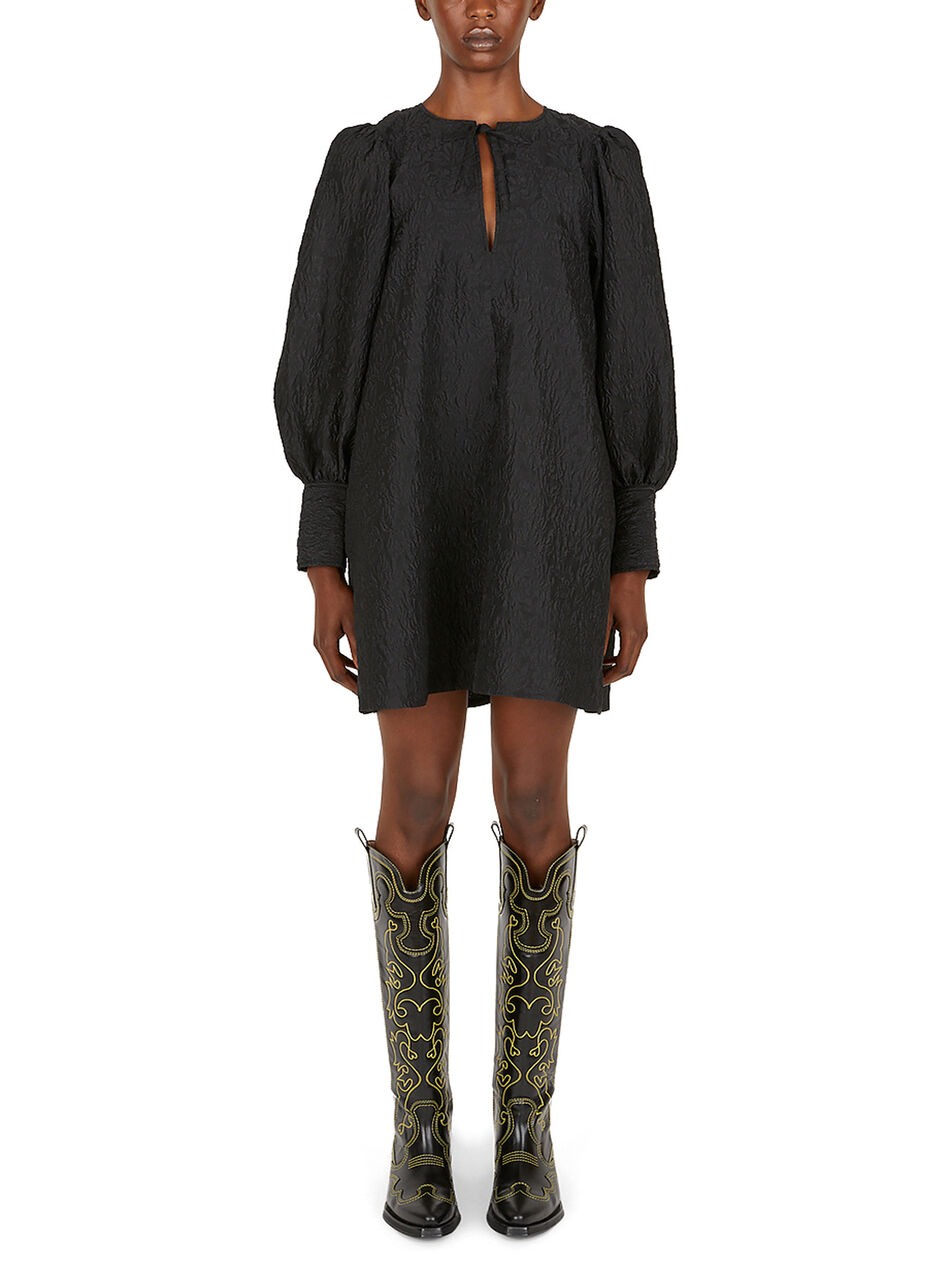 Jacquard Swing Dress