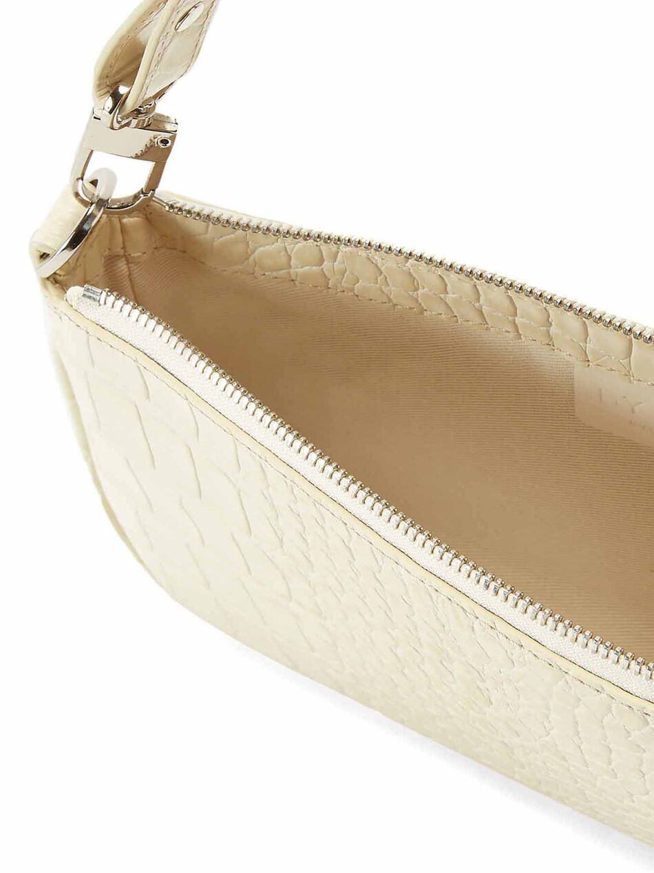 White Leather Rachel Bag