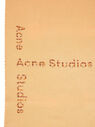 Acne Studios Sciarpa Riversibile Jacquard con Logo Arancione flacn0250098cam