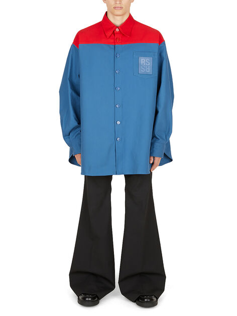 Oversized Colour Block Shirt