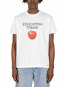 Eytys Jay Education Today Printed T-Shirt White fleyt0349035wht