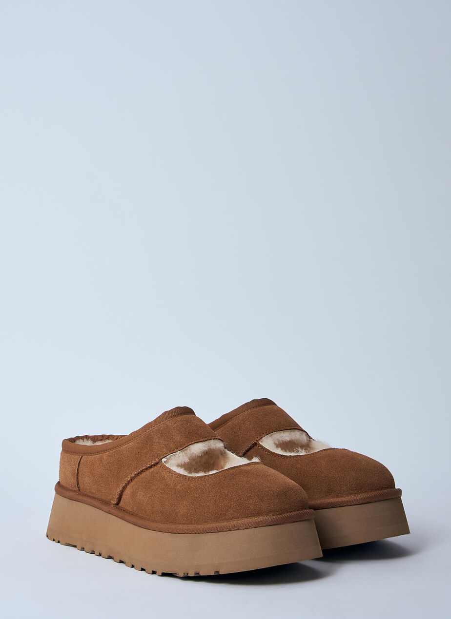 Suede Bea Mary Jane Platform Shoes