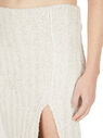 Acne Studios Distressed Crochet Skirt Cream flacn0250060cre