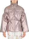 Collina Strada Star Metallic Puffer Jacket Pink flcst0249010pin