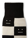 Acne Studios Face Patch Socks Black flacn0349013blk
