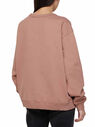 Acne Studios Face Collection Cotton Sweatshirt Pink flacn0248042pin