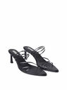 Reike Nen 5 Strings Sandals in Black Leather Black flrkn0248004blk