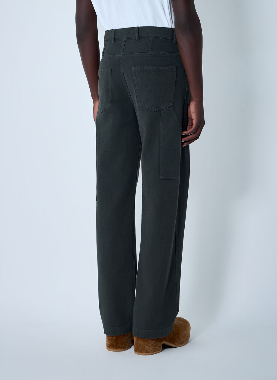 Drawstring Cotton Pants